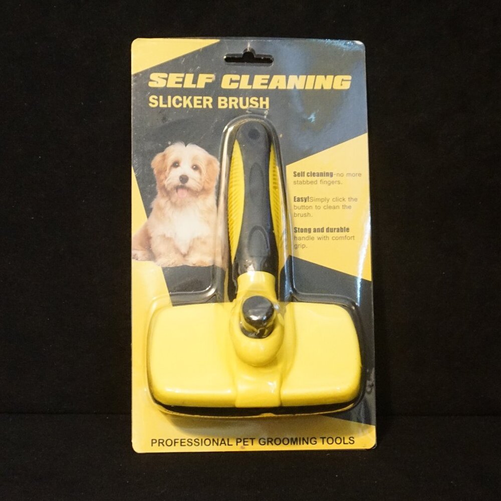Self Cleaning Dog/Cat Slicker Brush for Shedding